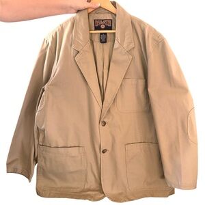 Duluth Trading Co. Khaki Jacket Sport Coat Pockets